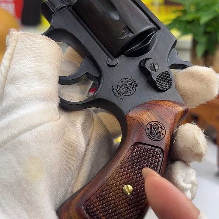 香榧木乌木紫光檀➕黄花梨双色左轮福利品