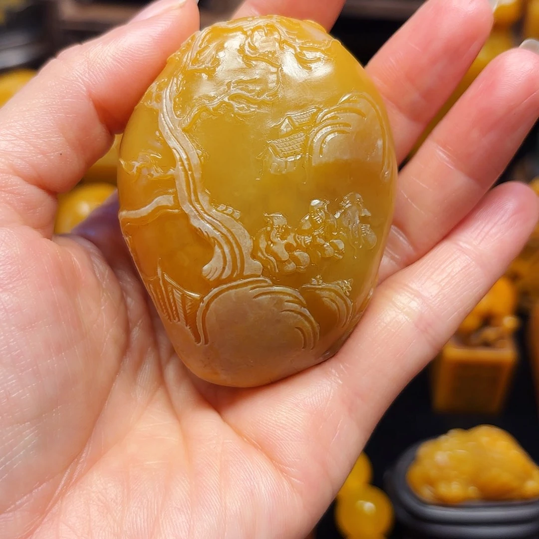 田黄石任****司石雕石雕石雕