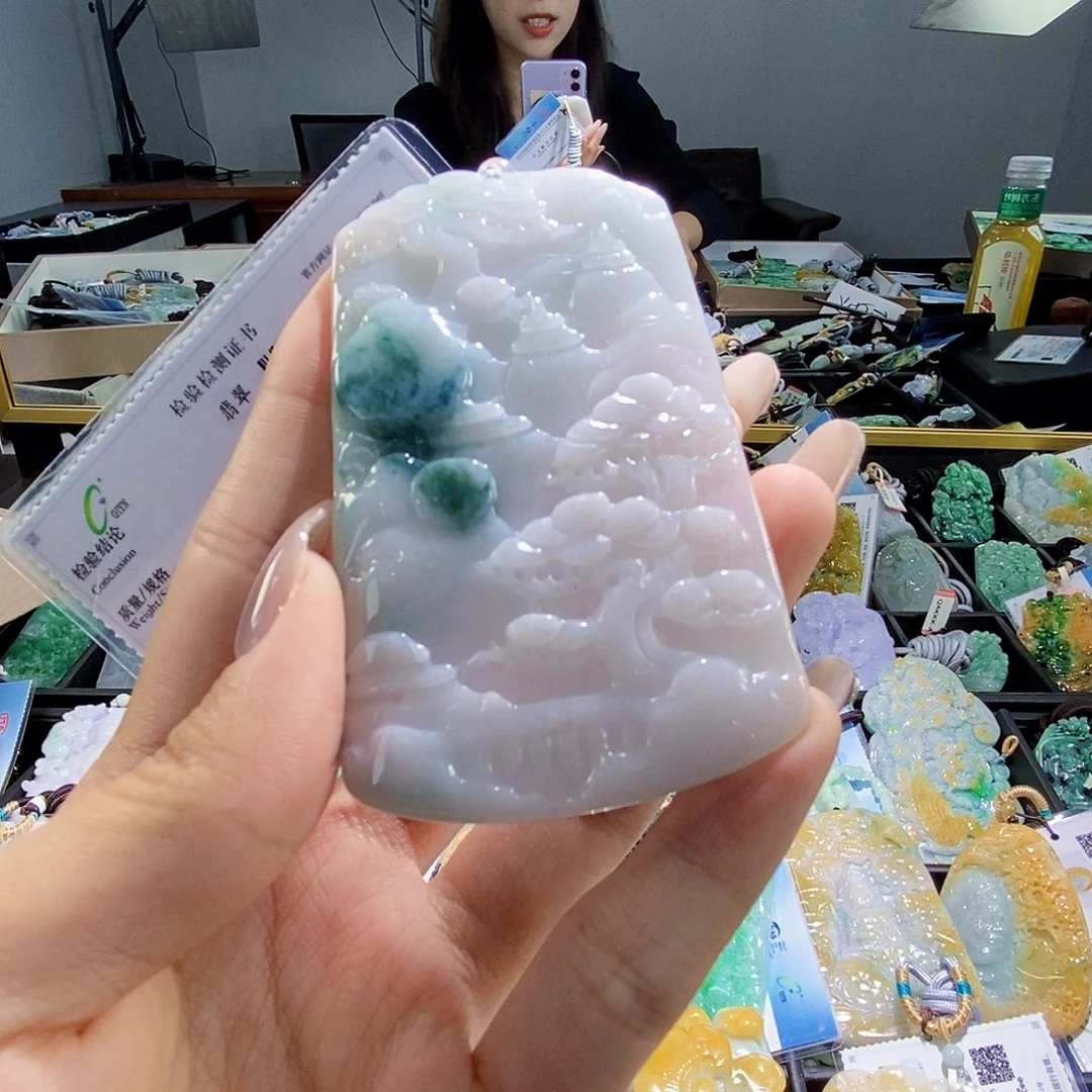 颈饰未镶嵌翡翠翡翠