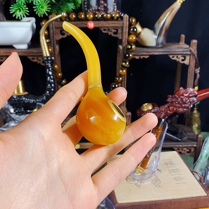 高端定制金丝楠烟嘴