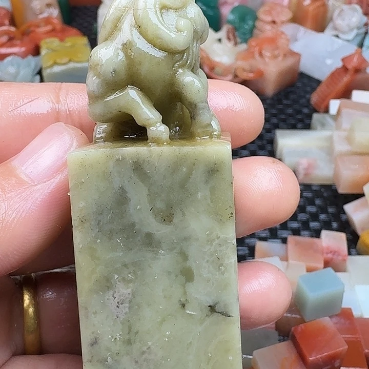 青田石真真正正章