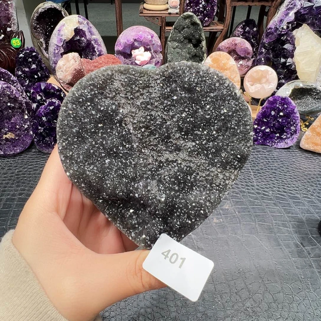 珠宝半成品未镶嵌紫晶