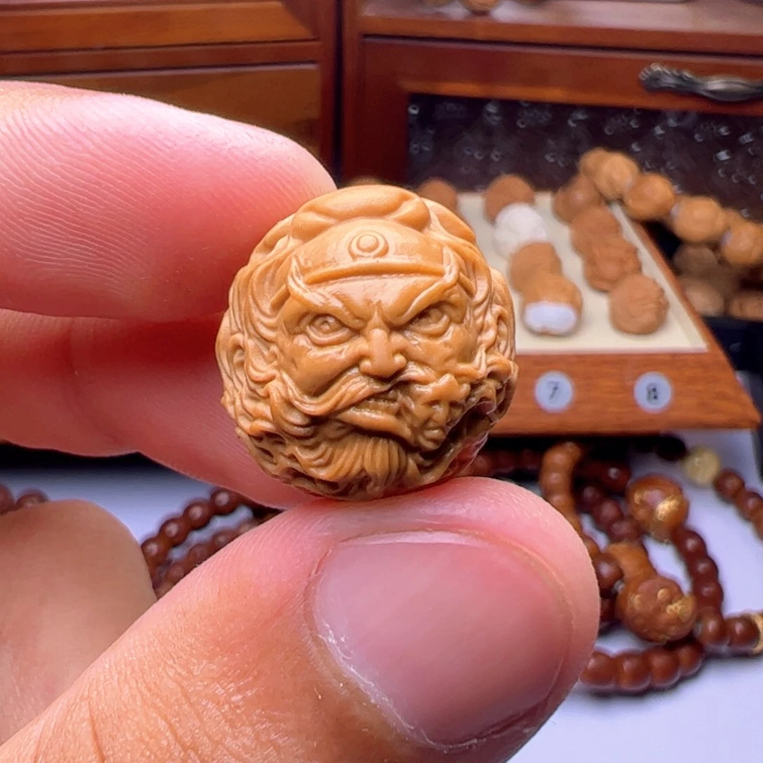 猴头核桃吊坠精工福利钟馗嫁妹18