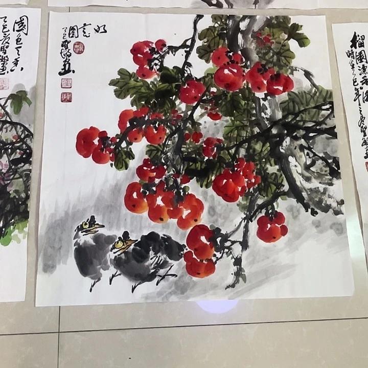 国画张圣敏先生纯手绘作品