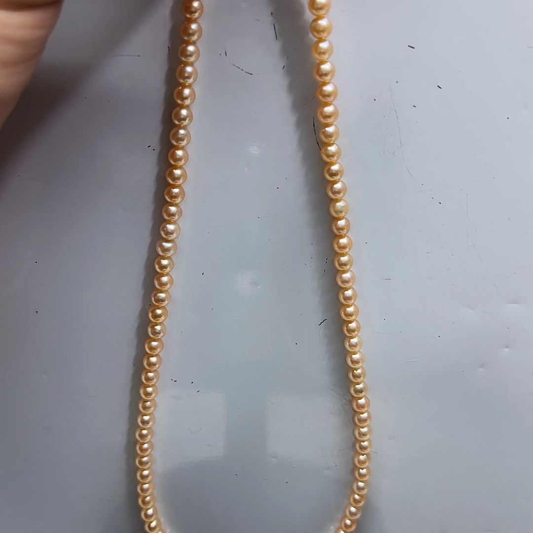 颈饰银S925镶嵌淡水珍珠