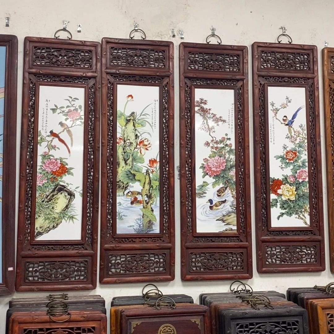 瓷120*36*4 景德镇瓷板画柴窑烧制