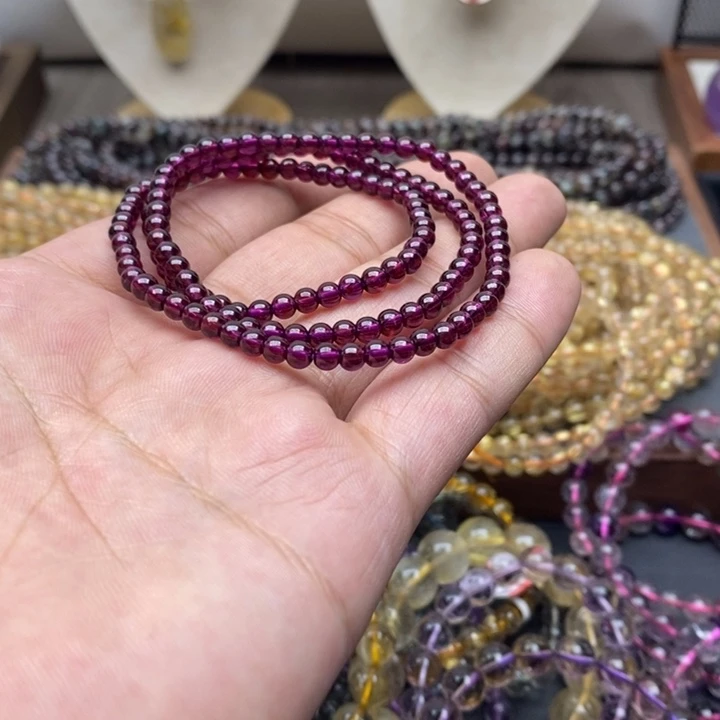 水晶手链未镶嵌特**师三圈