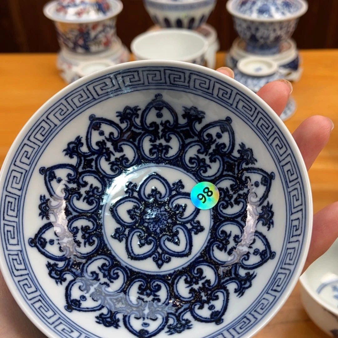 手绘现代茶具非古董
