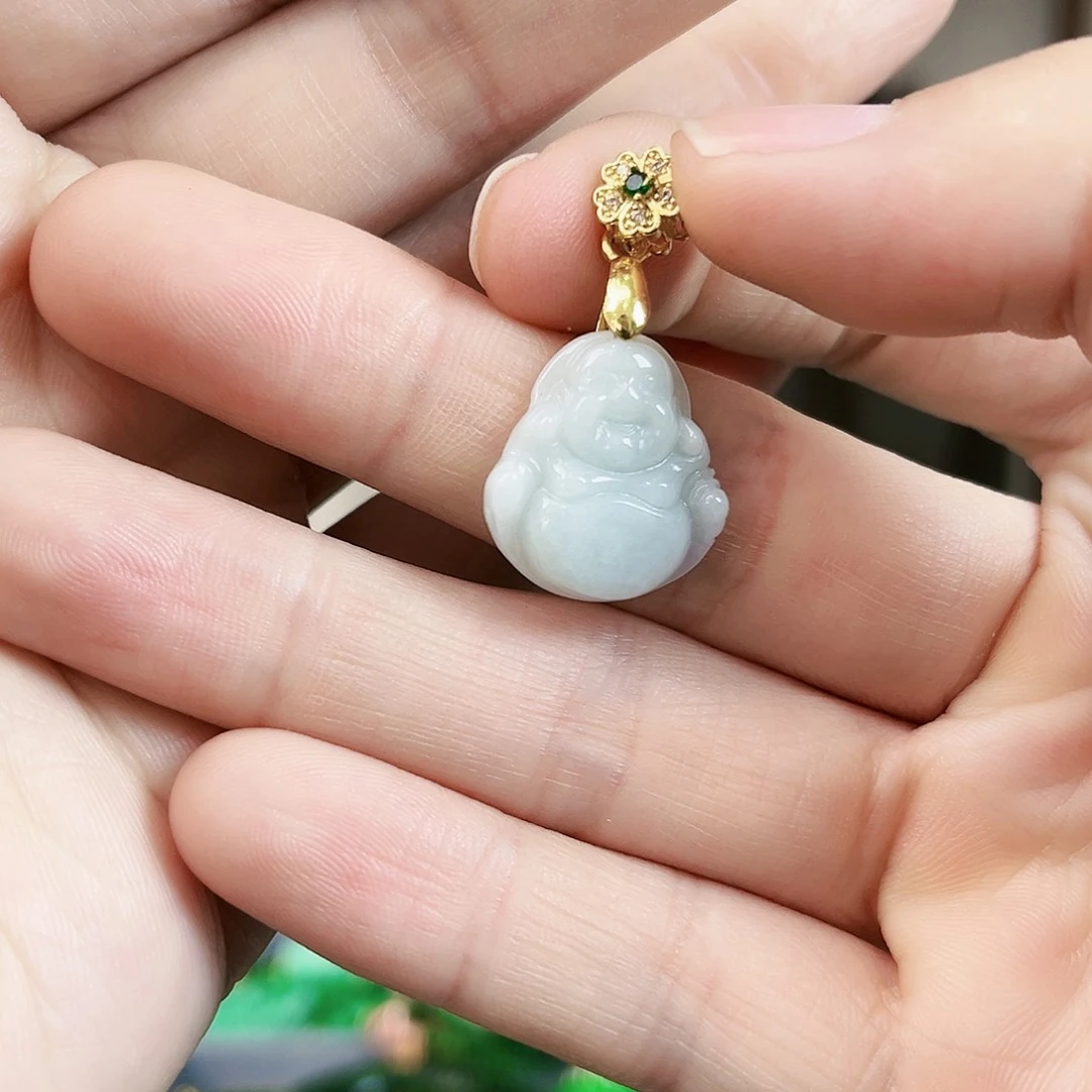 翡翠颈饰未镶嵌吊坠
