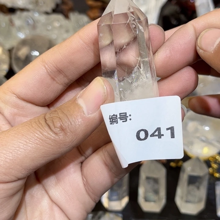 水晶摆件未镶嵌六棱柱