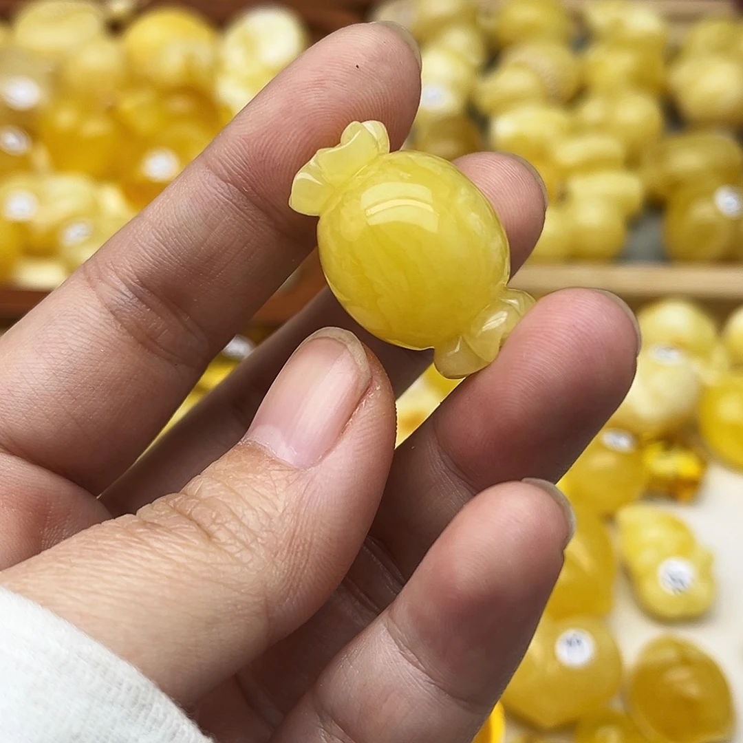 蜜蜡未镶嵌裸石天然