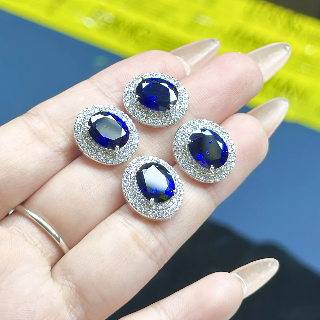 【YW】蓝宝石耳钉（多样性发其一）