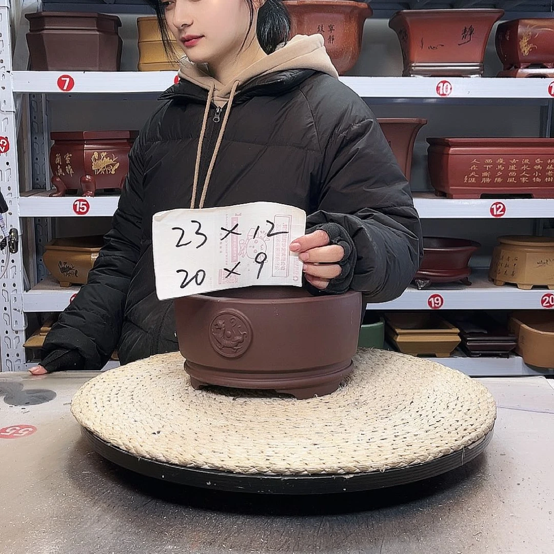 紫砂花盆紫砂花盆