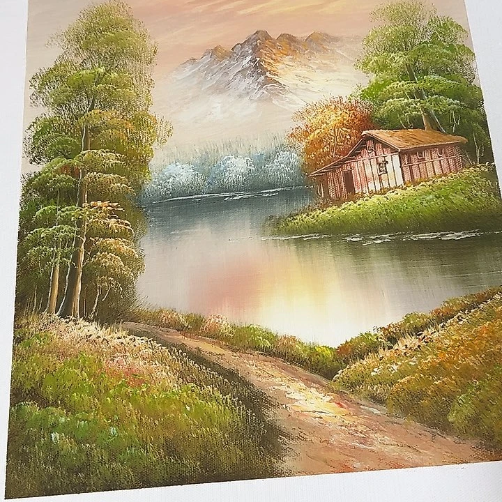 油画恭喜一直一直影子