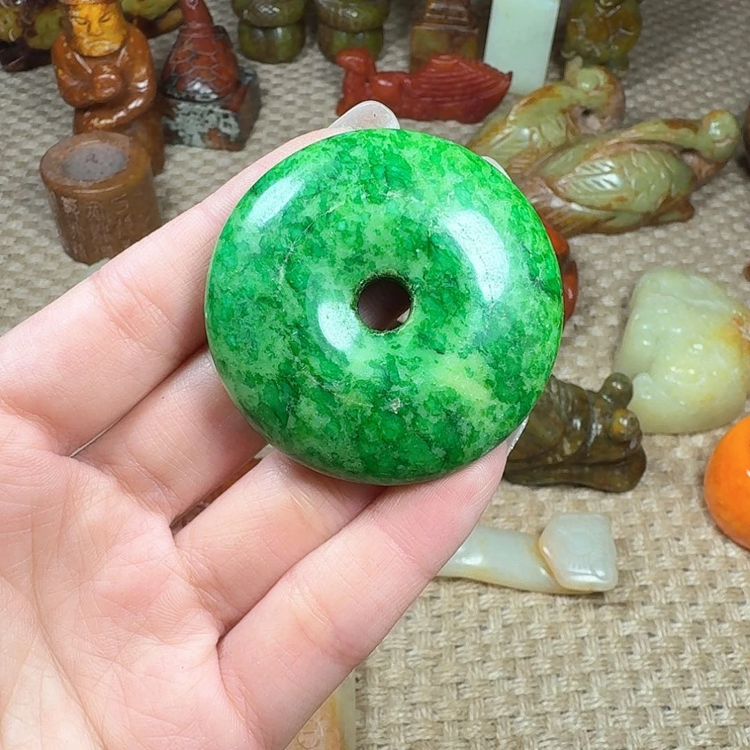 白玉菩提手串挂件