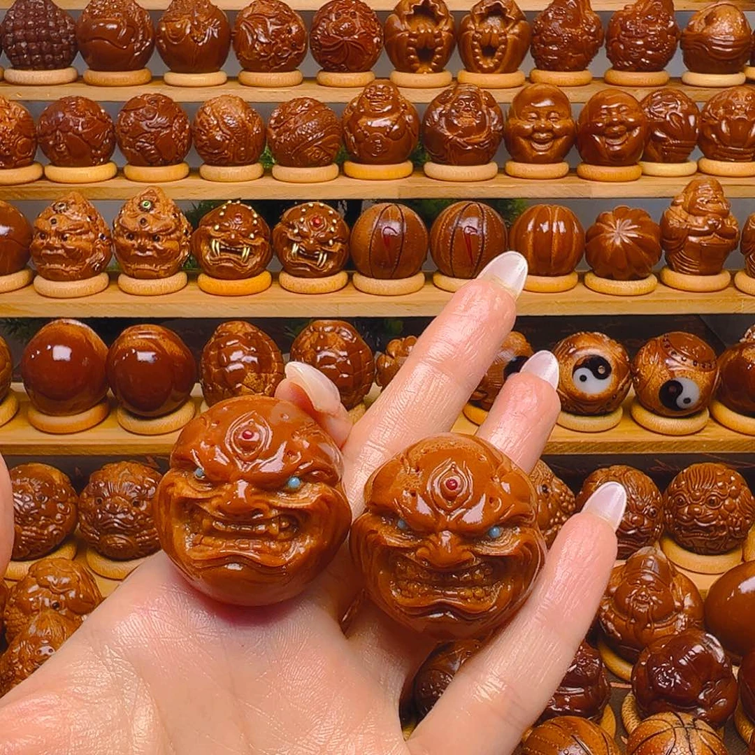 微***城橄榄核手串/手链恶僧一对