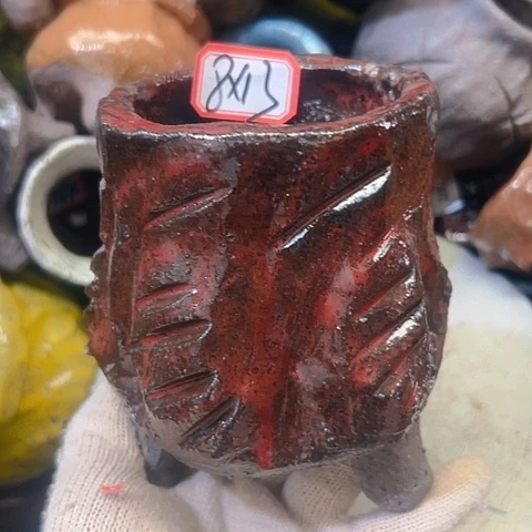 粗陶花盆手工花盆制作