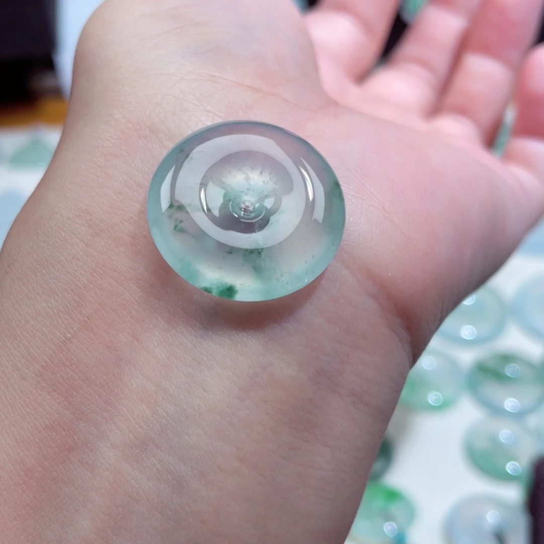 颈饰未镶嵌翡翠扣子