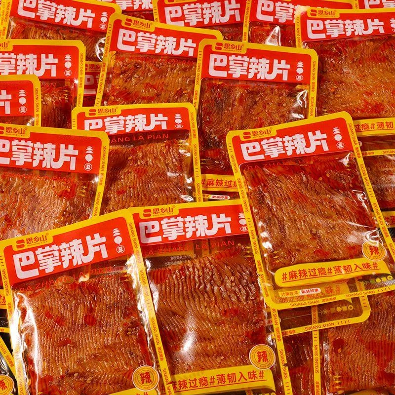 巴掌辣片老式大辣片儿时手撕麻辣豆皮80后辣条豆干麻辣零食