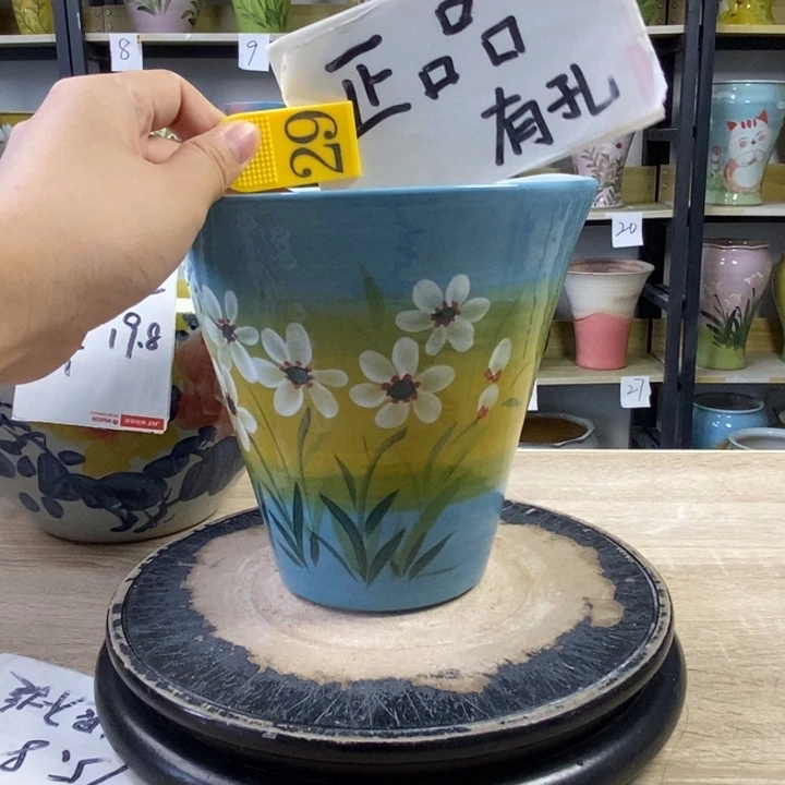 景德镇高温陶瓷花盆