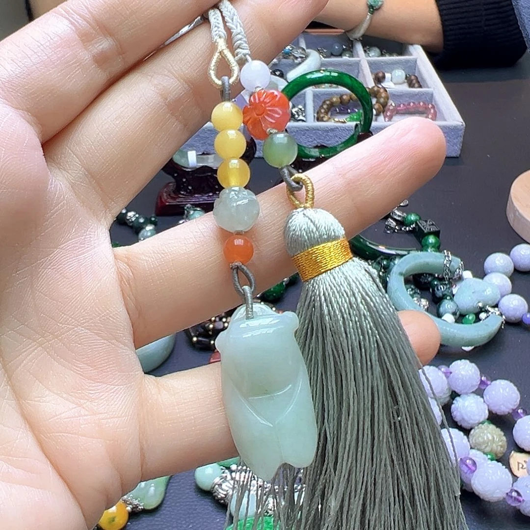 翡翠未镶嵌手链59
