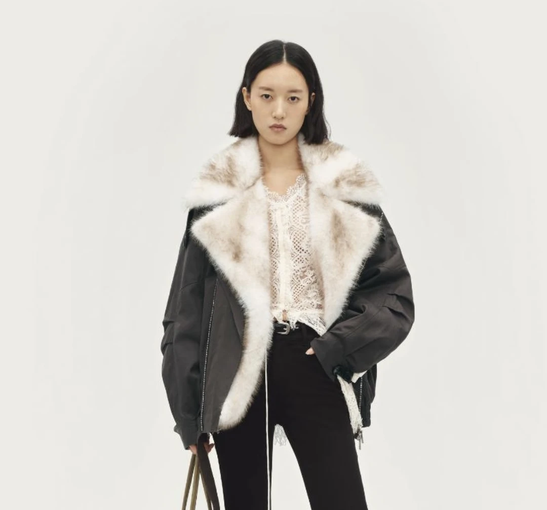 AVVENN设计款休闲棉服外套