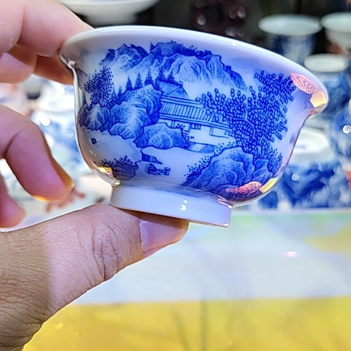 景德镇手工手绘陶瓷杯子