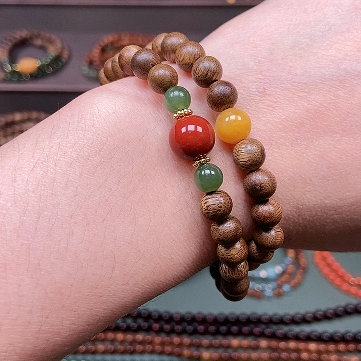 手串沉香未镶嵌0.6