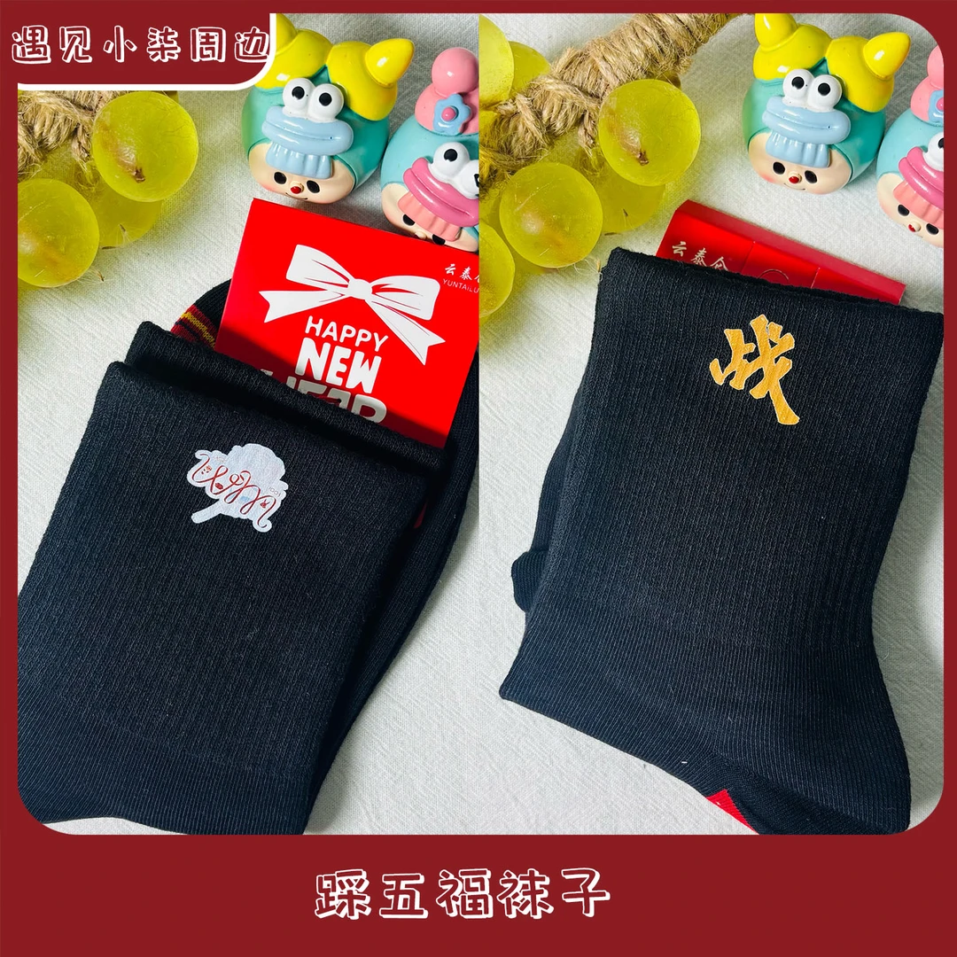 【踩五福袜子端盒】肖战王一博博肖周边