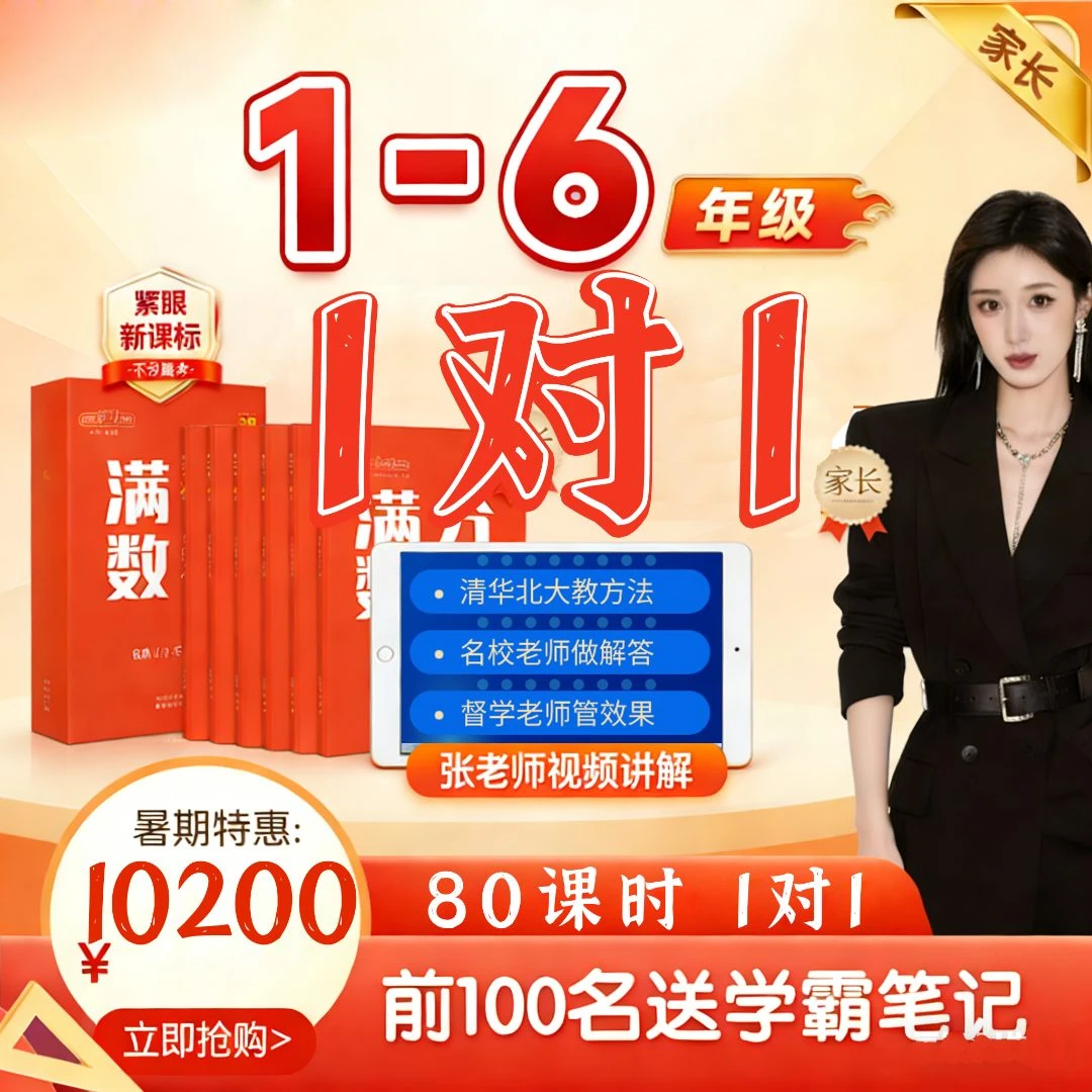 清北伴80课时解题思路拆解小学初中高中提分考试一对一技巧提升