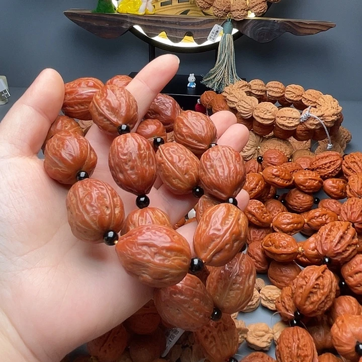 石***鱼手串文玩核桃大枣