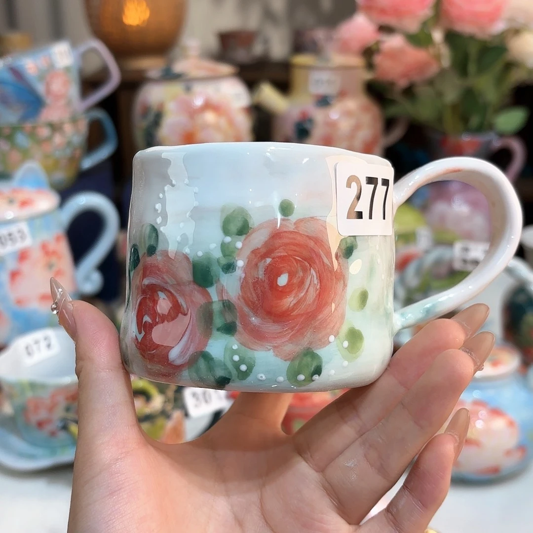 景德镇手绘高温釉下彩陶瓷茶具