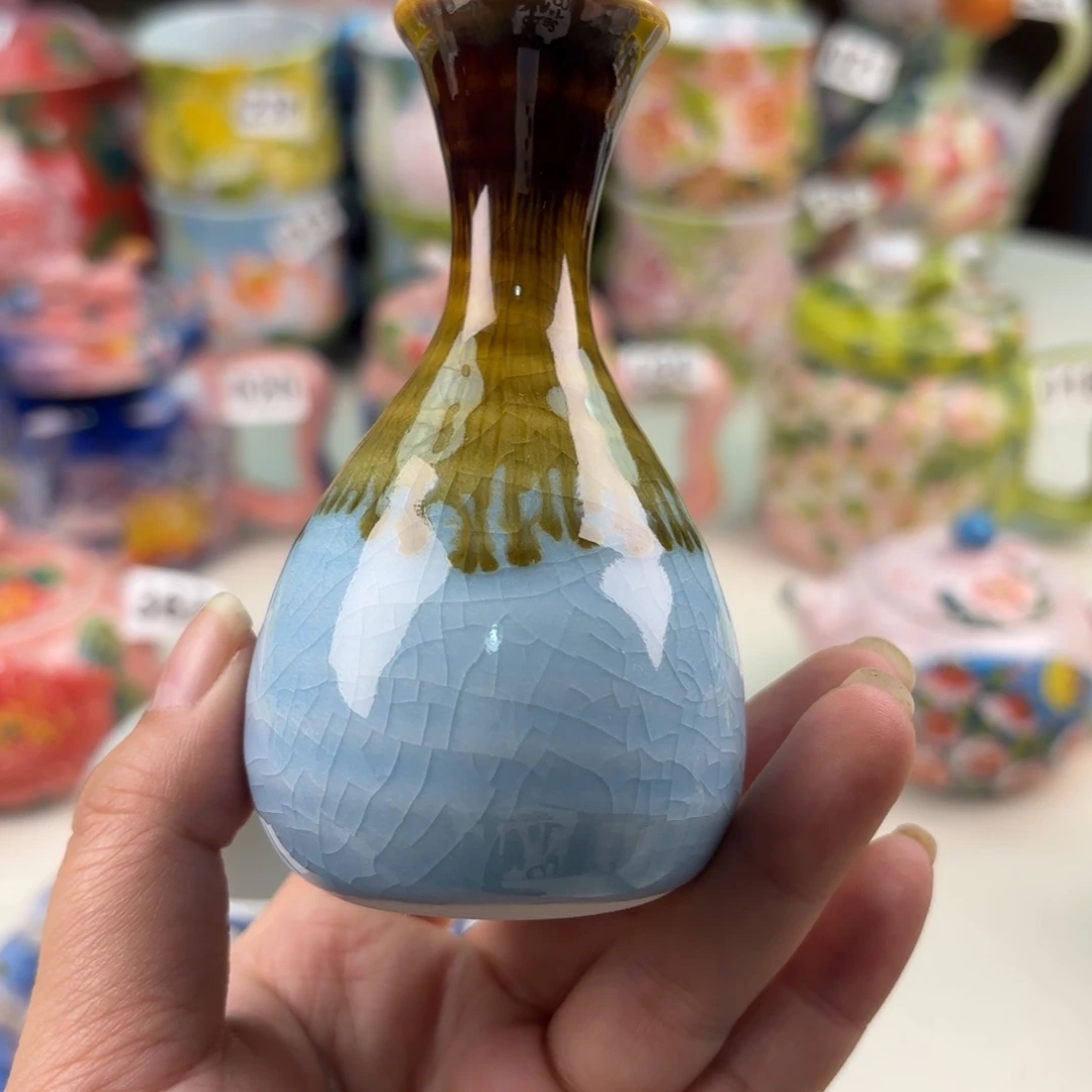 景德镇手绘高温釉下彩陶瓷茶具