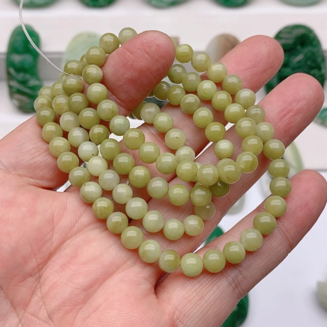 独山玉颈饰未镶嵌全**车