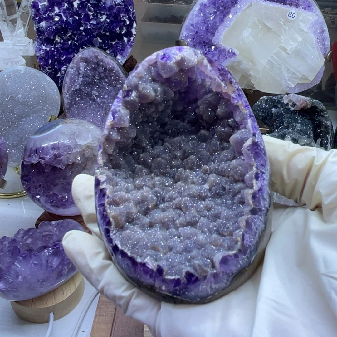 未镶嵌紫晶大型摆件（非配饰）