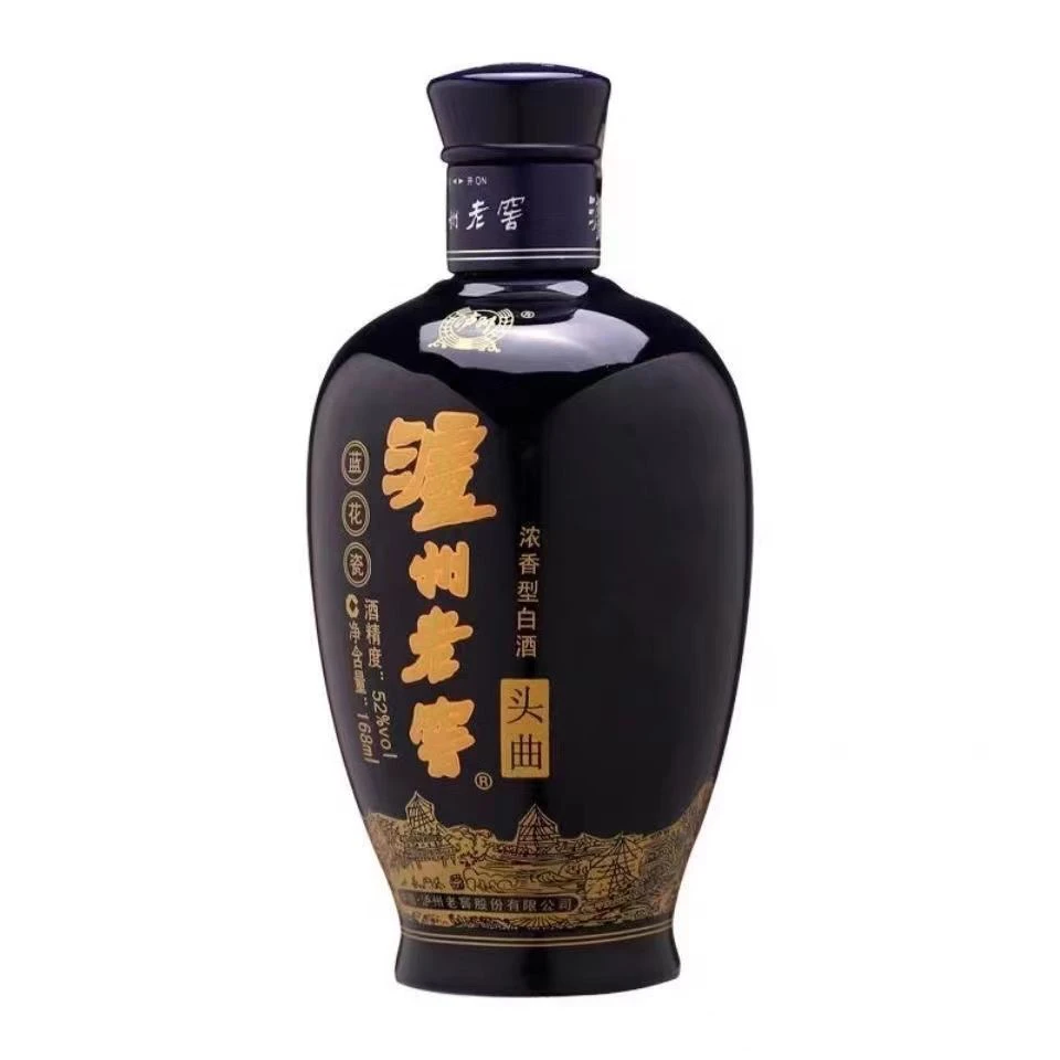 泸州老窖头曲蓝花瓷52度168ML*1浓香型白酒小酒版52度