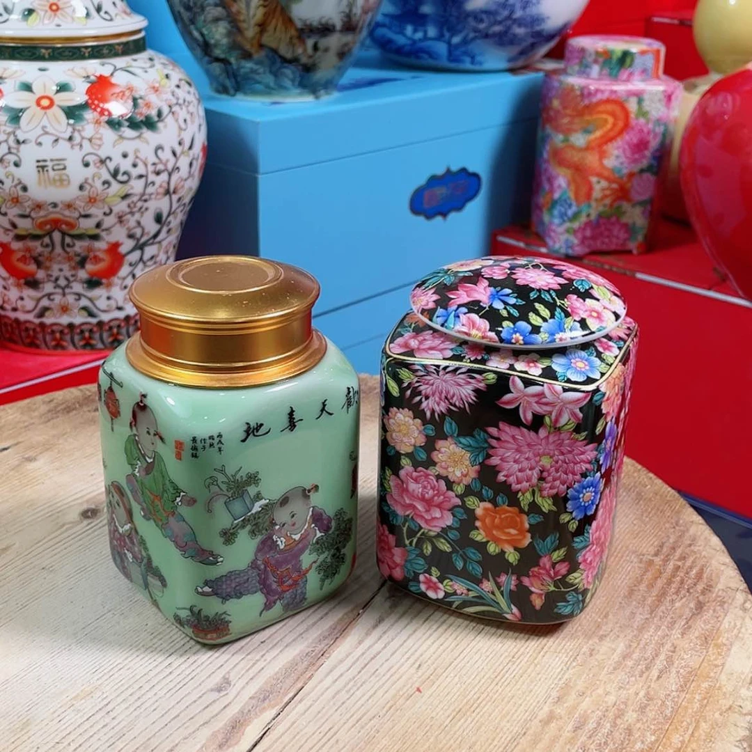 【闪购商品】罐陶瓷茶叶罐密封罐
