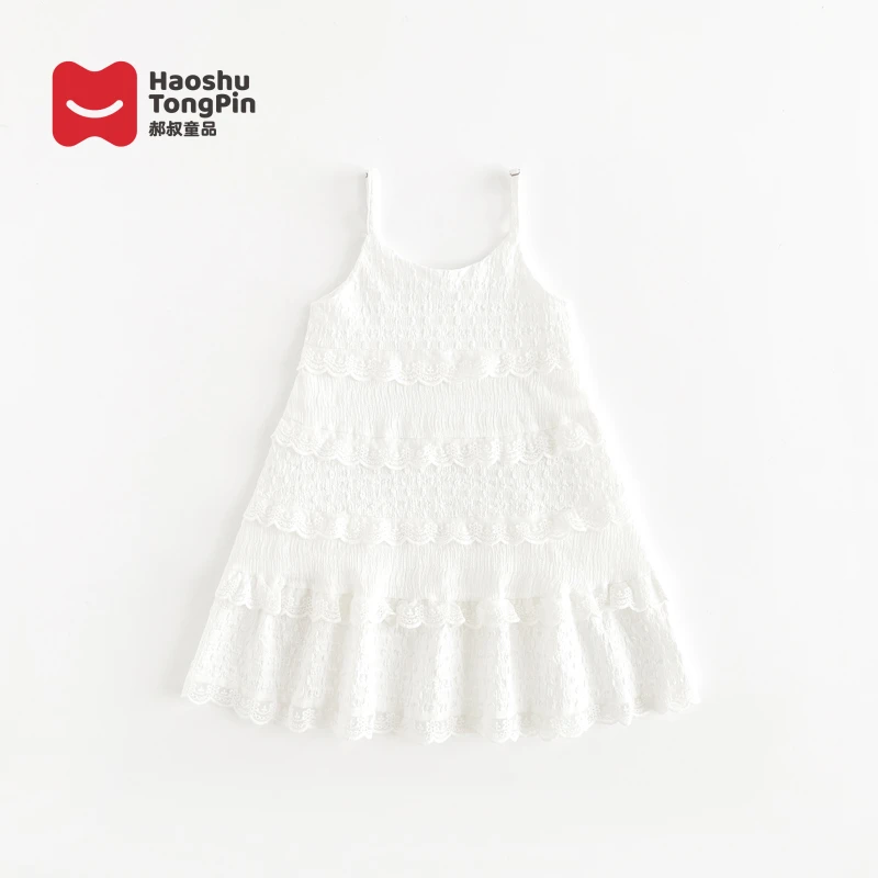 现货【亲子装】郝叔童品夏季新款2025韩系高货亲子吊带长裙潮BY5224