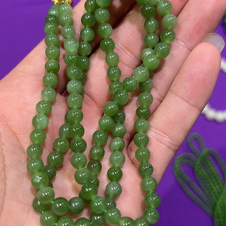 手串未镶嵌和田玉（碧玉）多样性发货拍一发一