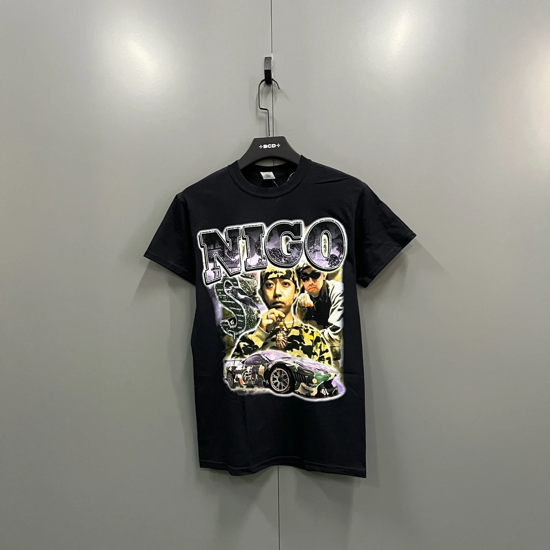 （yg）Nigo 赛车印花短袖 S码 011881