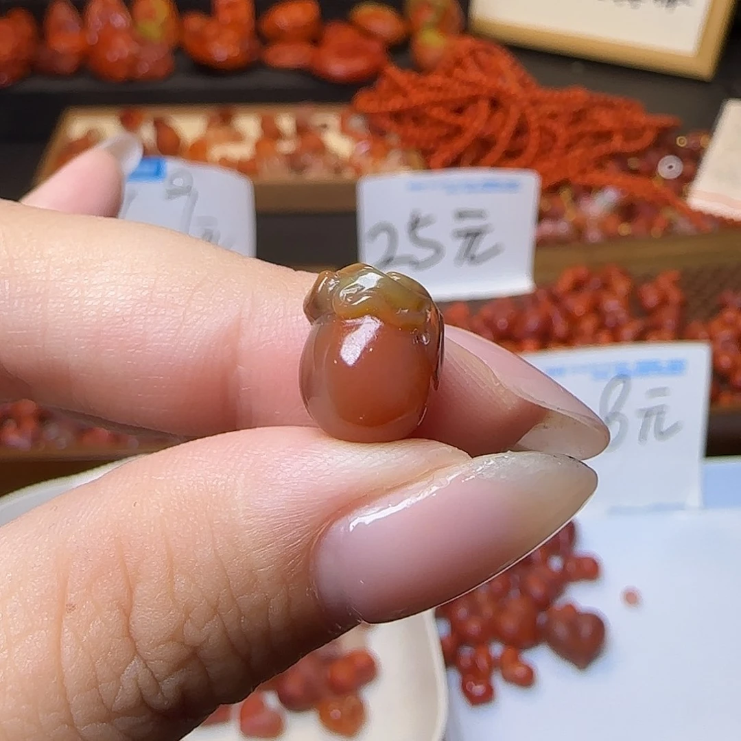 南红玛瑙未镶嵌吊坠(不含链)