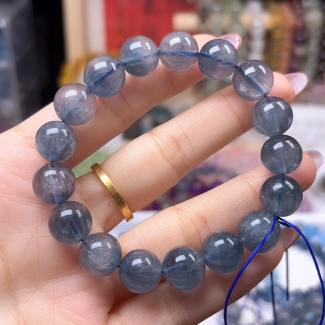 水晶手链未镶嵌兔毛萤石11.7