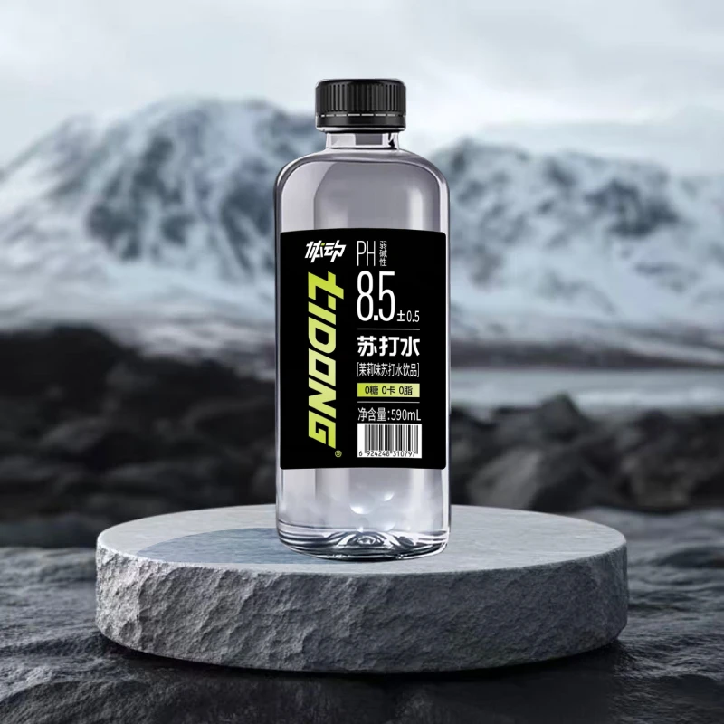 体动苏打水590ml*15瓶软苏打0糖0脂0卡