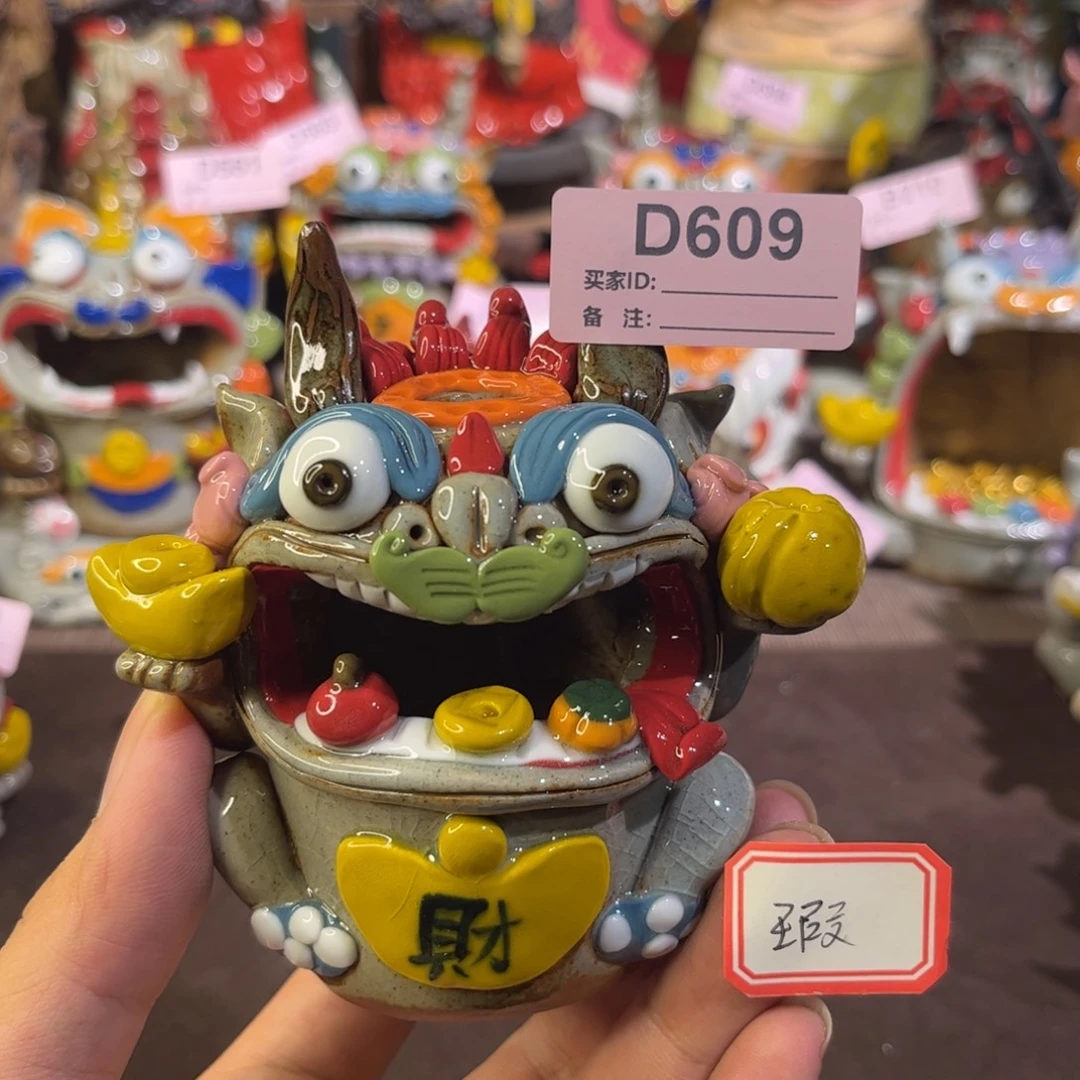 泥塑纯手工茶宠摆件