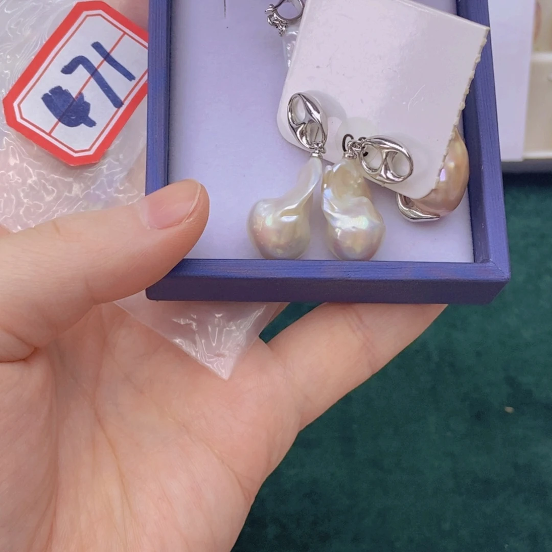 颈饰淡水珍珠银S925镶嵌