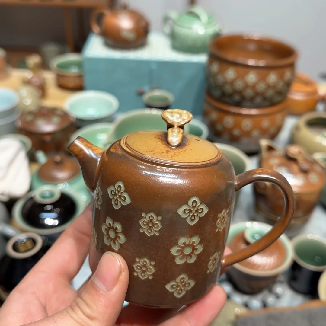小金茶具青瓷茶器