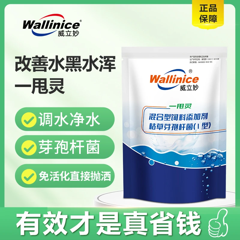 鱼虾蟹塘稳水调绿水水浑油膜气泡有机质有益菌水变清一甩灵