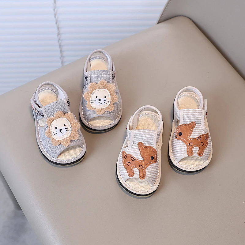 男童凉鞋夏季宝宝凉鞋1-3岁小朋友夏季鞋子室内透气防滑儿童凉鞋