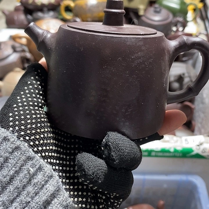 紫砂茶壶盖磕口盖不平