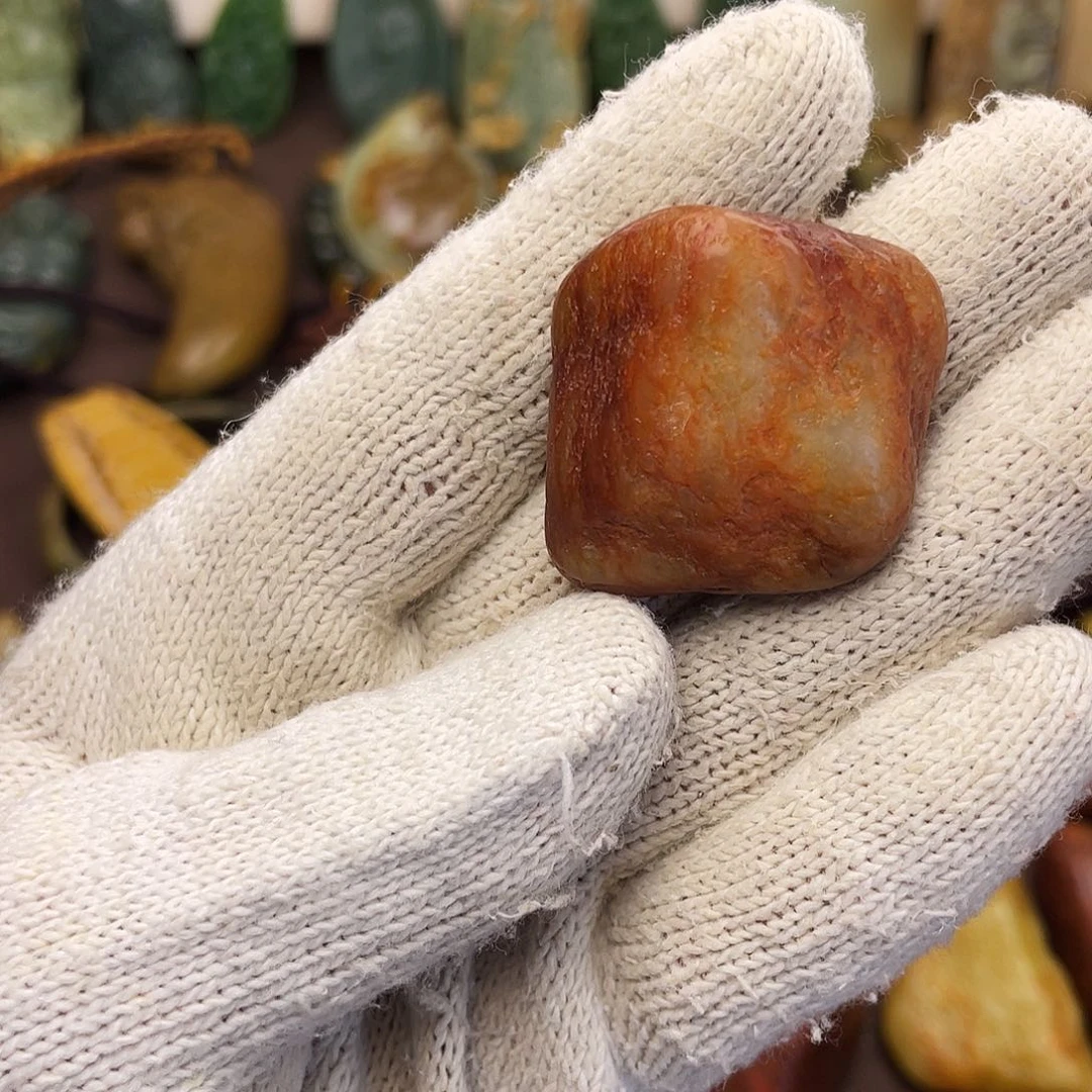 岫岩河磨玉（透闪石质玉）未镶嵌颈饰